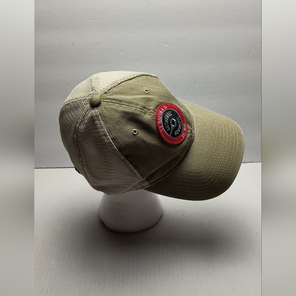 The Game Mesh Trucker Hat Cap Men's One Size Khaki Adjustable